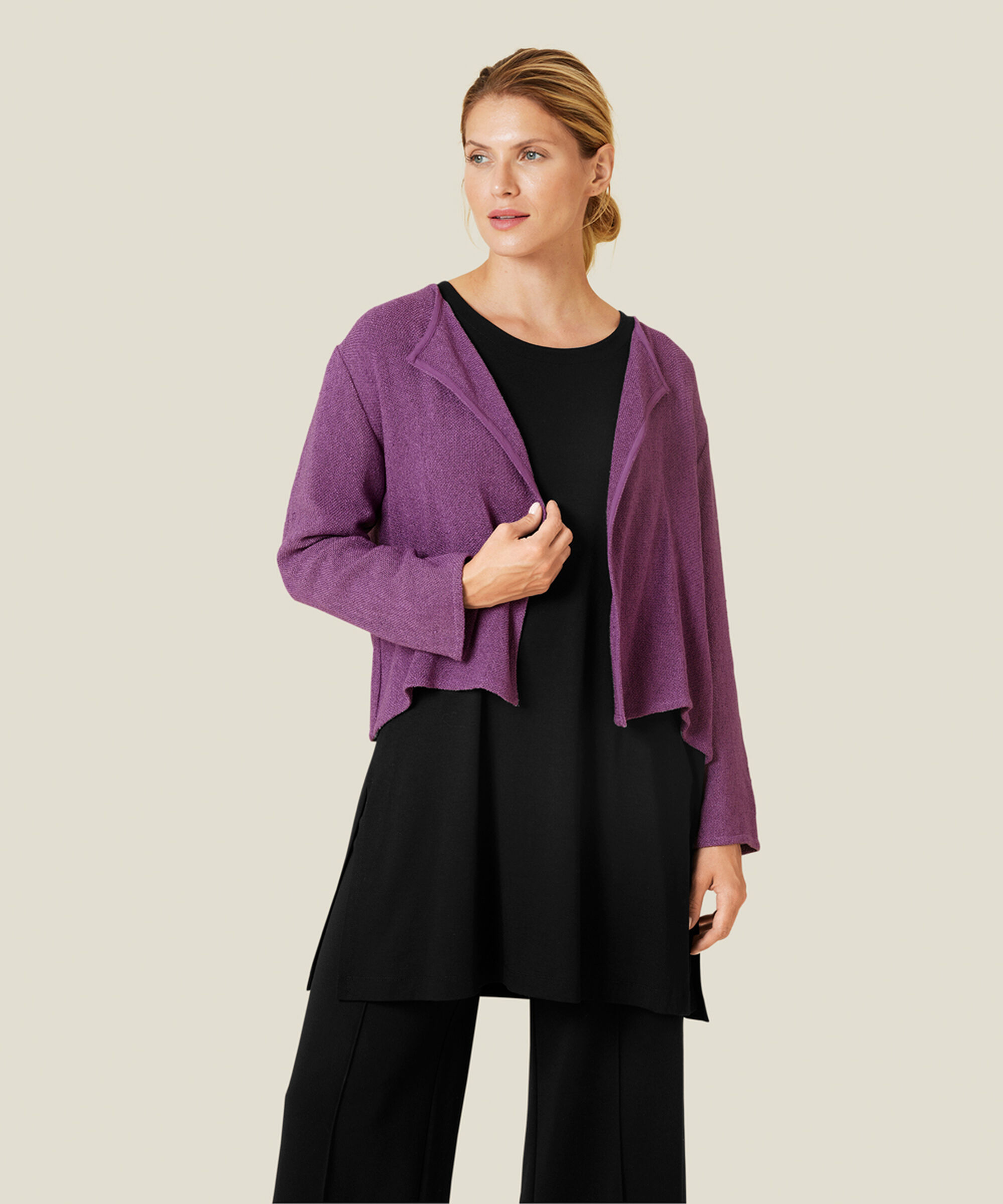 GIOVANA JERSEYTUNIKA, Black