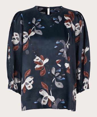 Brisa Blus, Navy, hi-res
