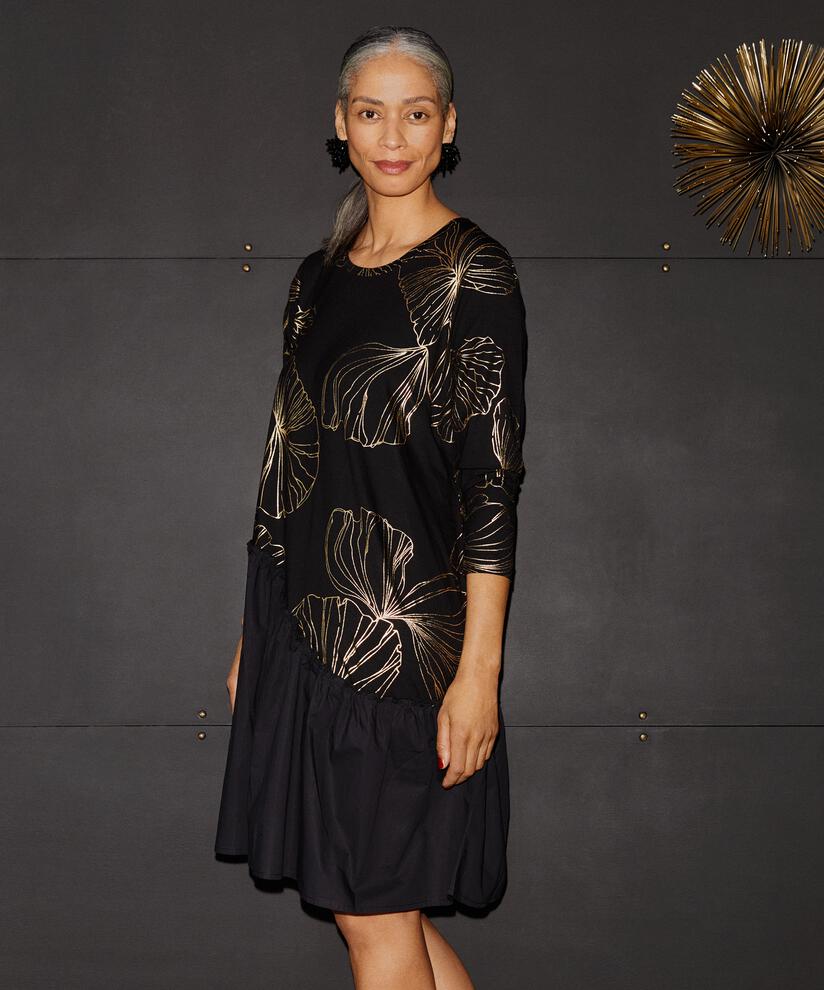 Nellina JERSEY Klänning, Gold