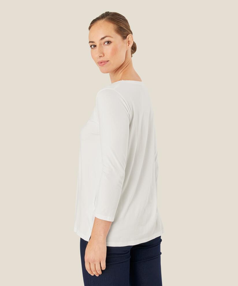 Cecille JERSEY Topp, Cream