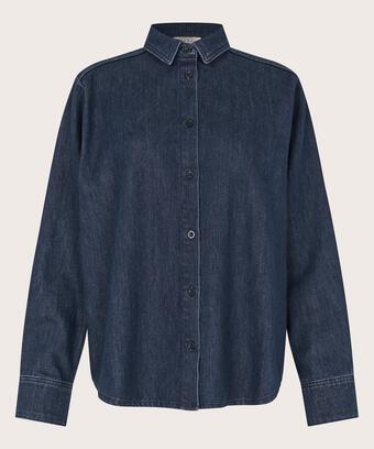 Ishana Denim Skjorta, Dark Denim