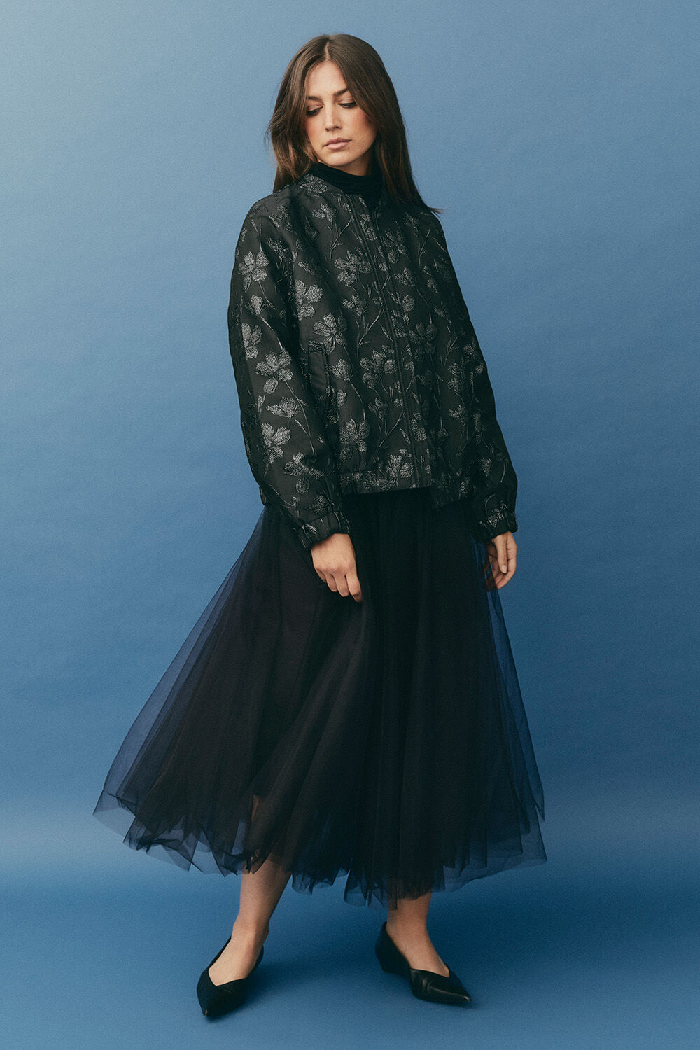 Jossana Jacka - Black, Scarlet Kjol - Black, Brooklyn JERSEY Topp - Black