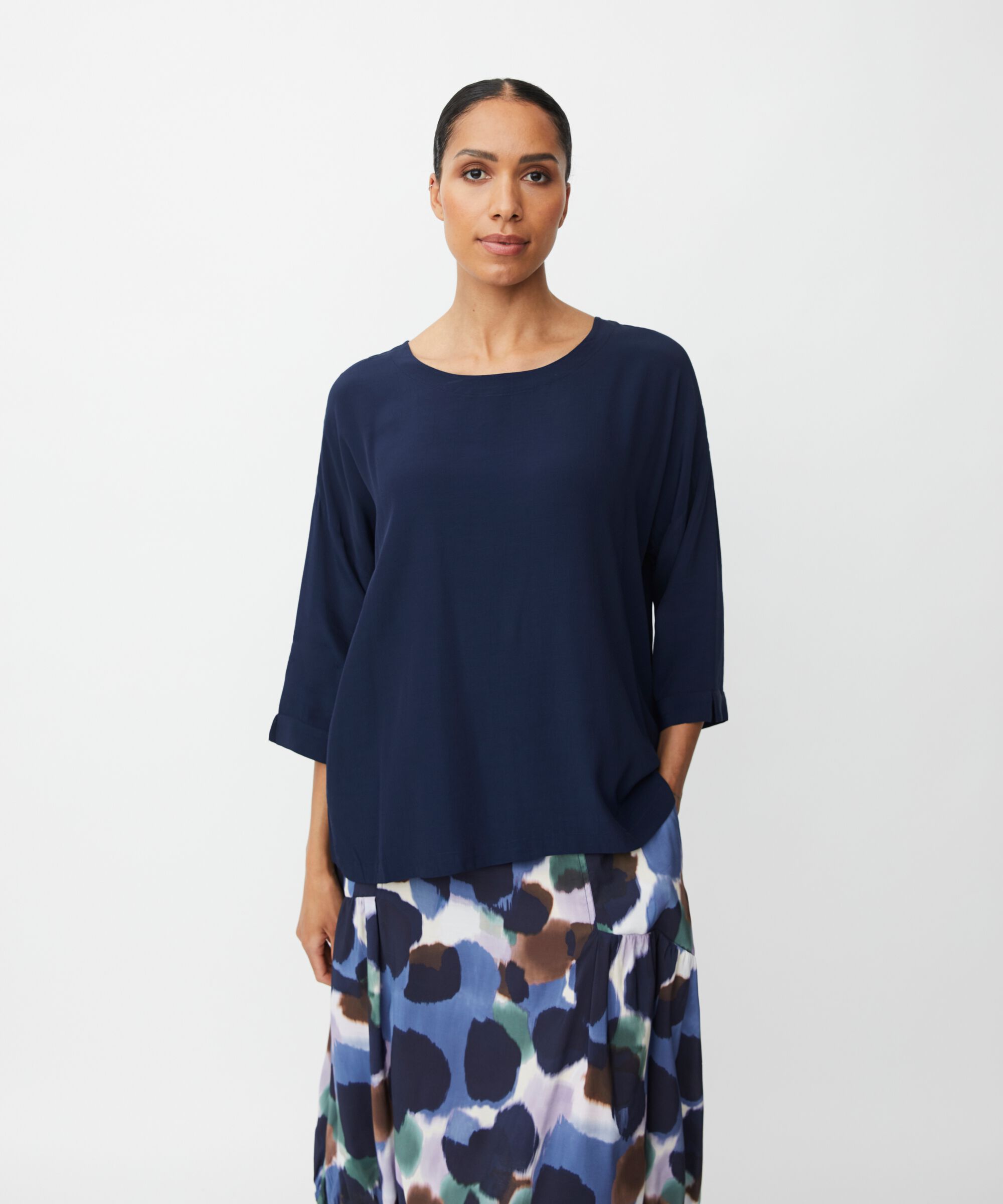 Becca Topp, Navy Blazer