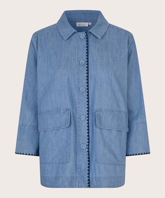 Imanea Denim Skjortjacka, Blue Denim