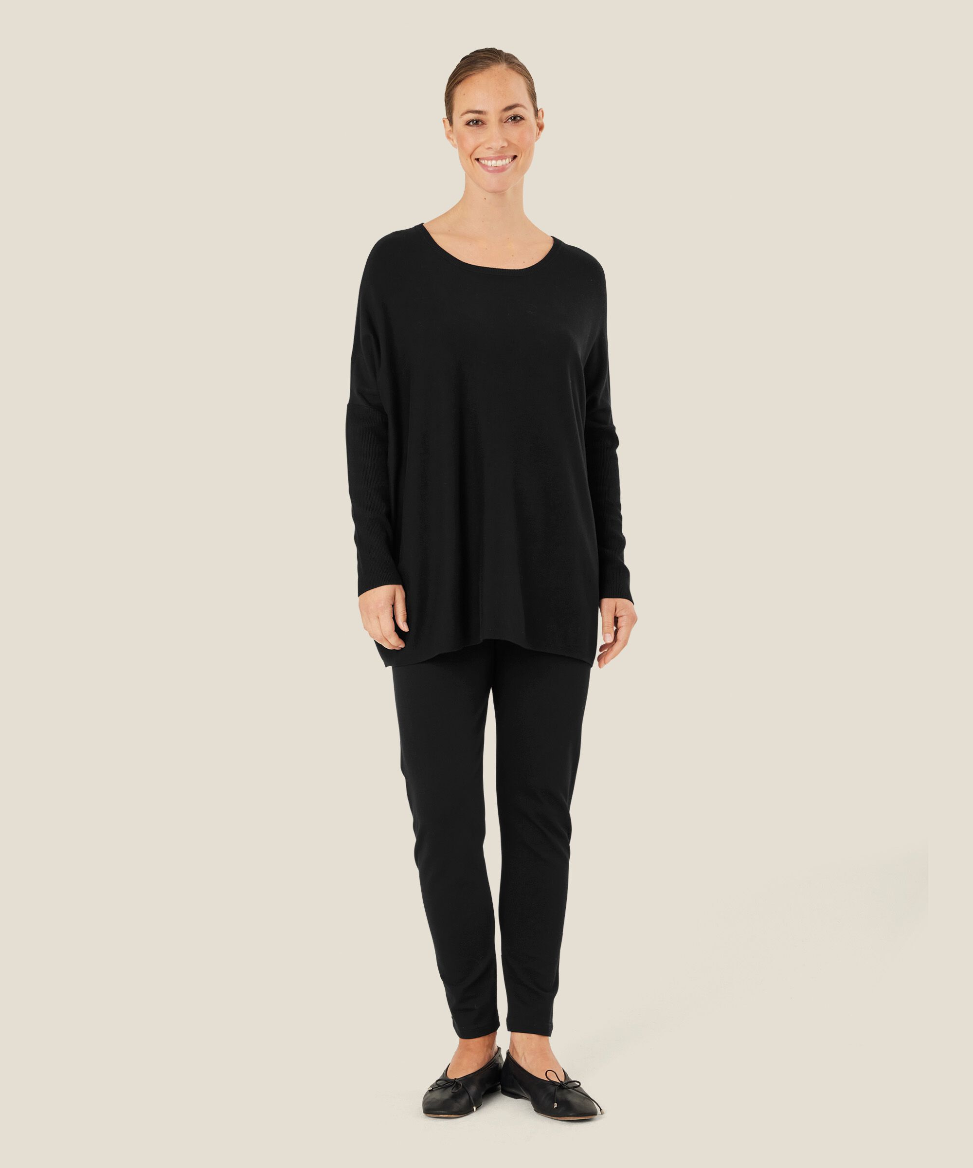 PARISSI Jersey Byxa, Black