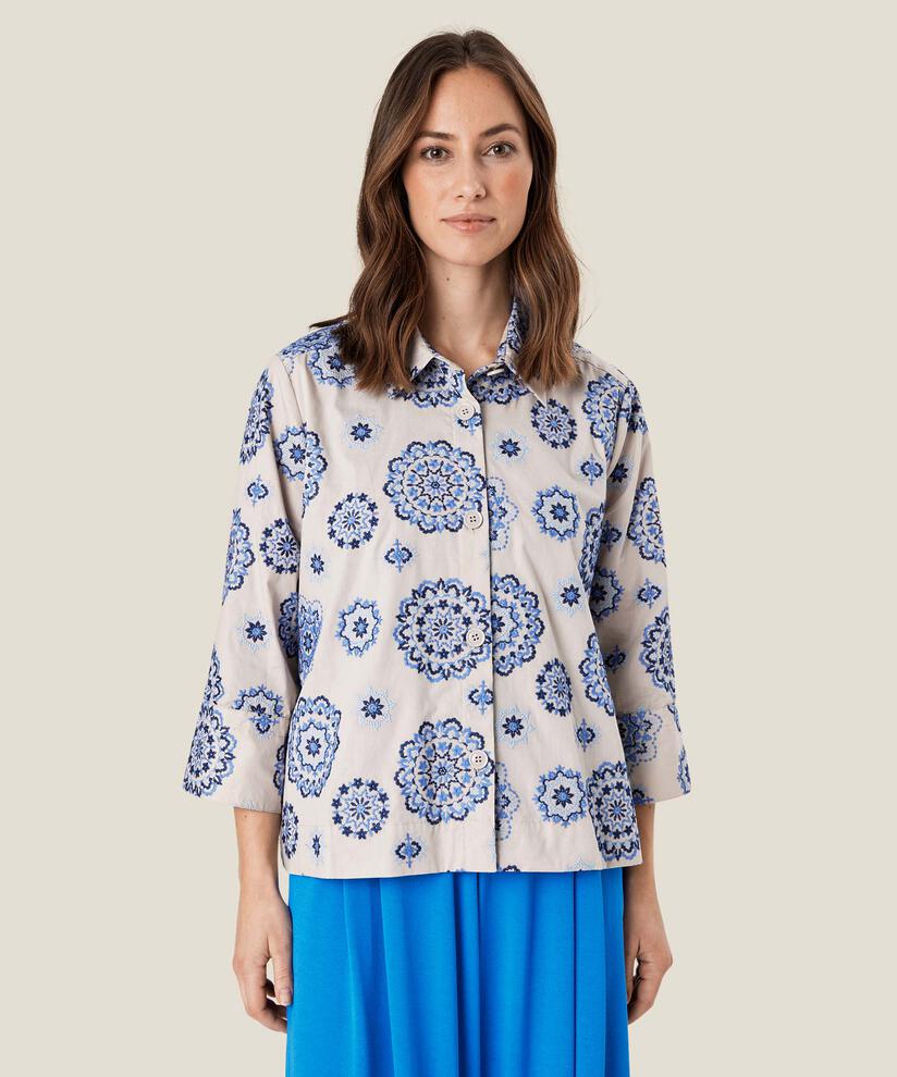 Idakaia Skjorta, Nebulas Blue