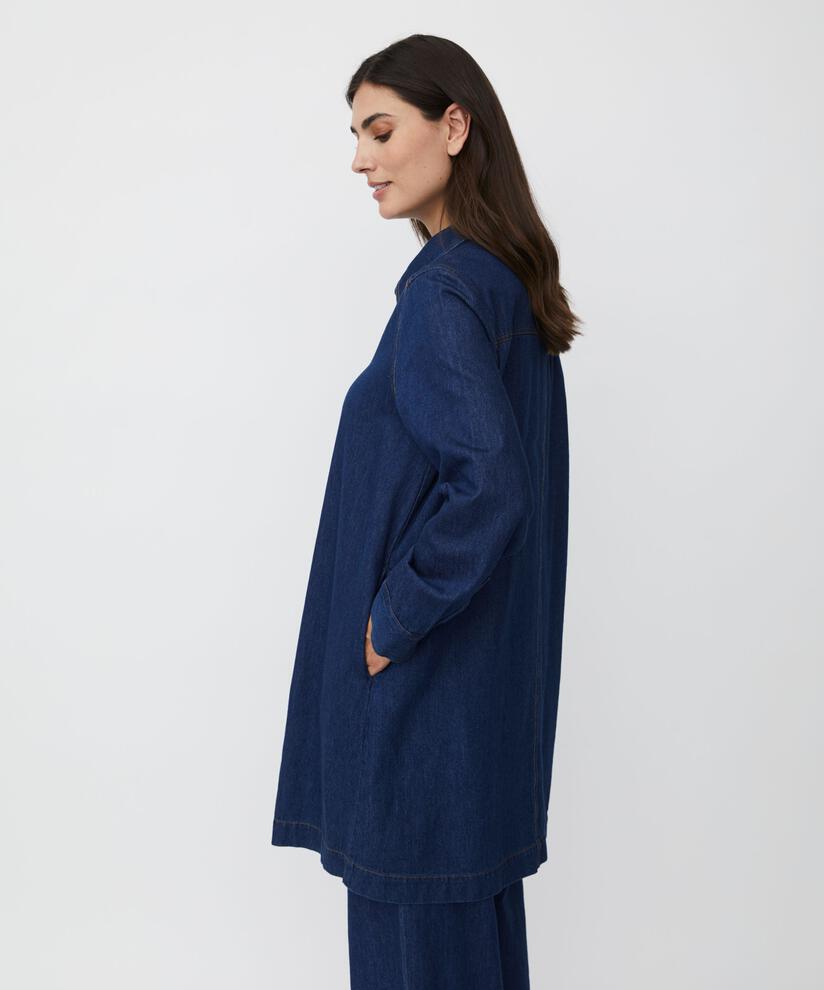 Ingelena Denim Skjorta , Dark Denim