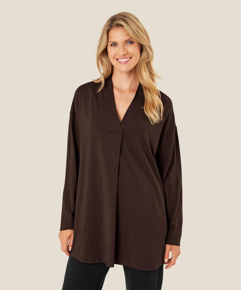 Gisan JERSEY Tunika, Coffee Bean