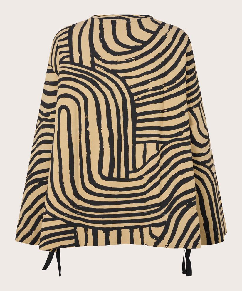 Bidia JERSEY topp, Travertine
