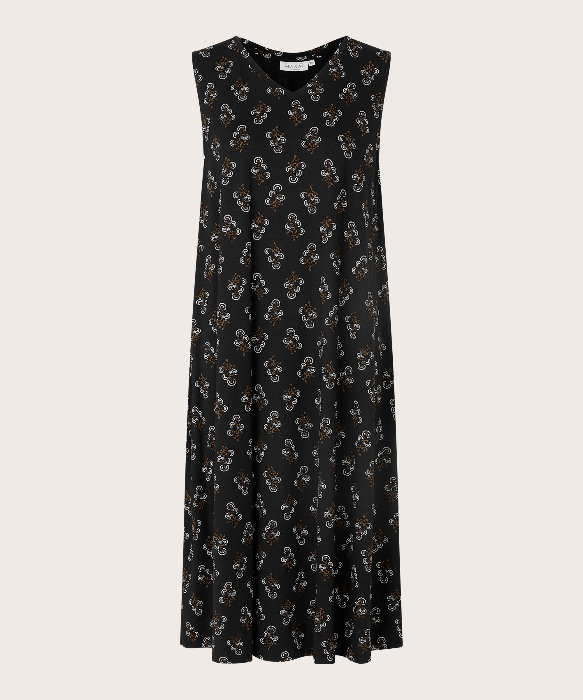 OFINA JERSEY KLÄNNING, Bronze Brown