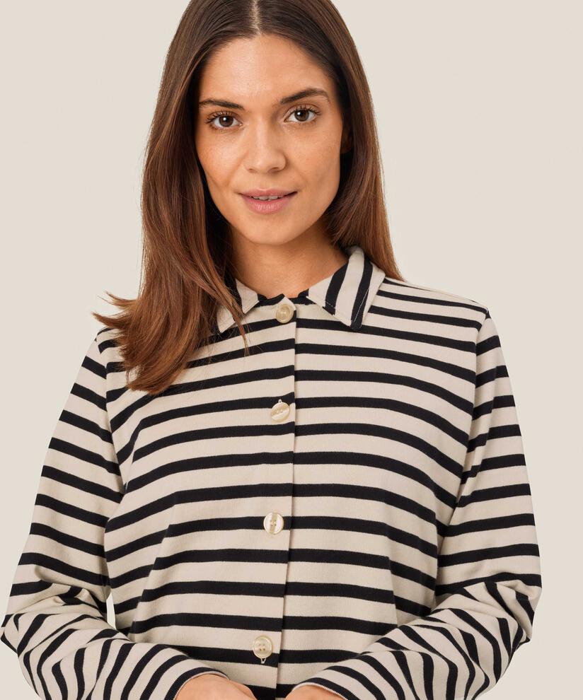 Inette JERSEY Skjorta, Black