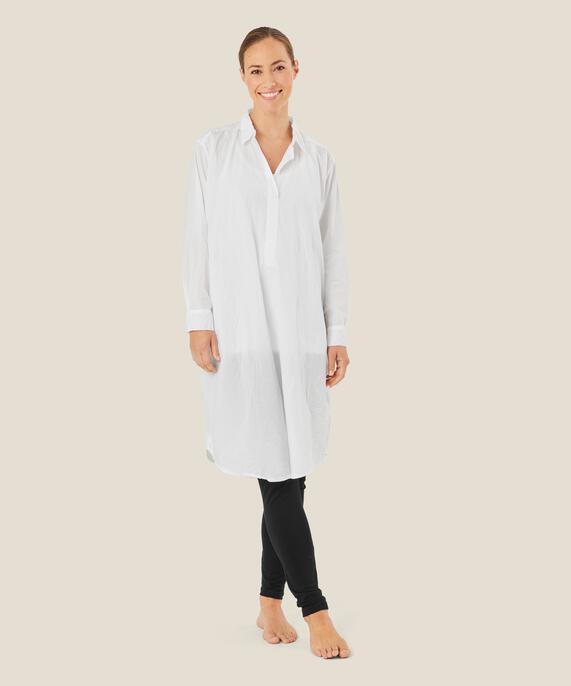NEVA SKJORTKLÄNNING, White