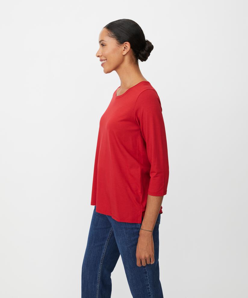 Cecille JERSEY Topp, Scarlet Sage