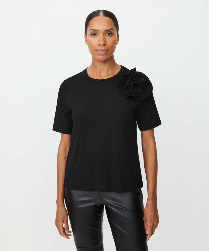 Davienne JERSEY Topp, Black