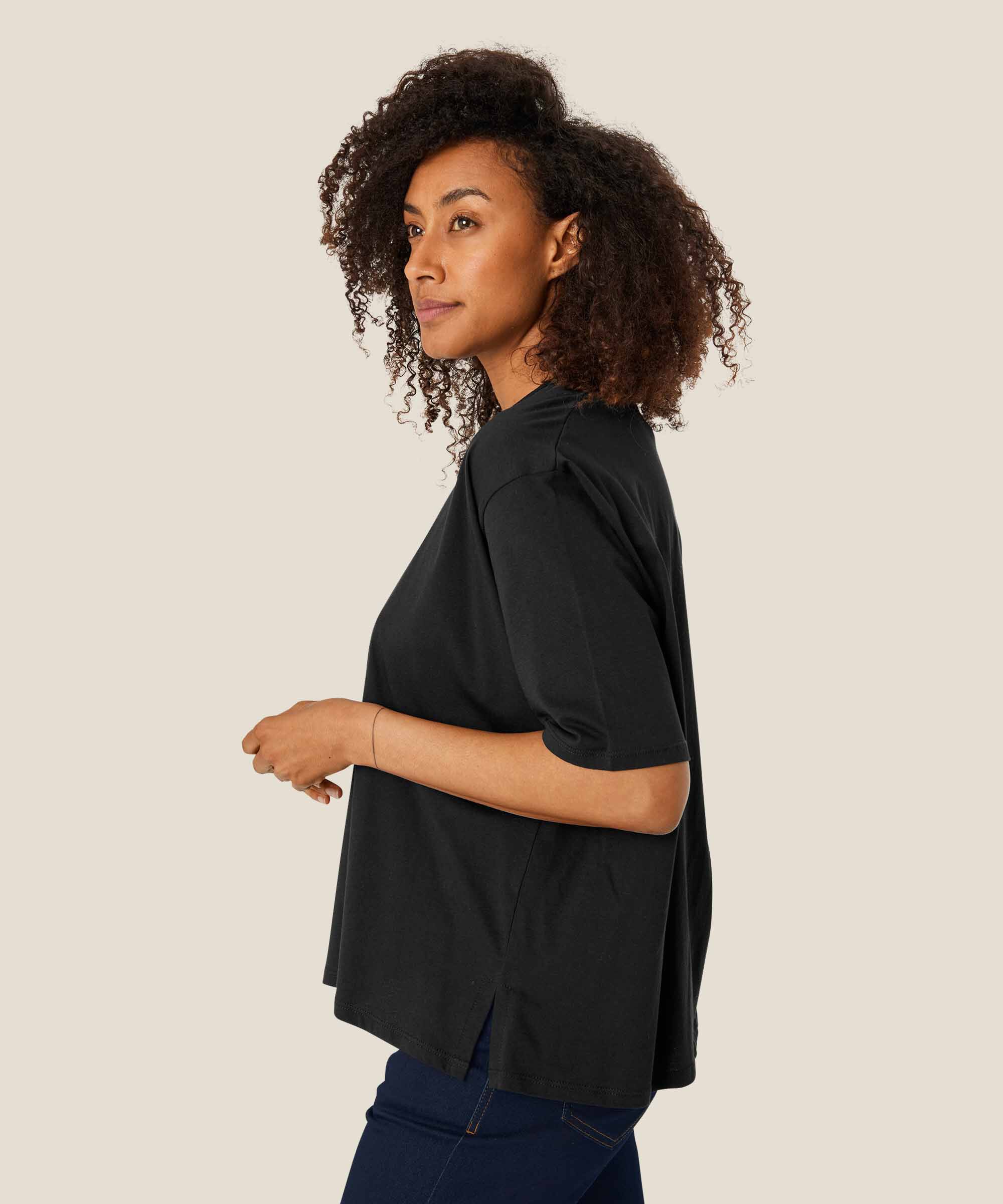 Doreann JERSEY Topp, Black