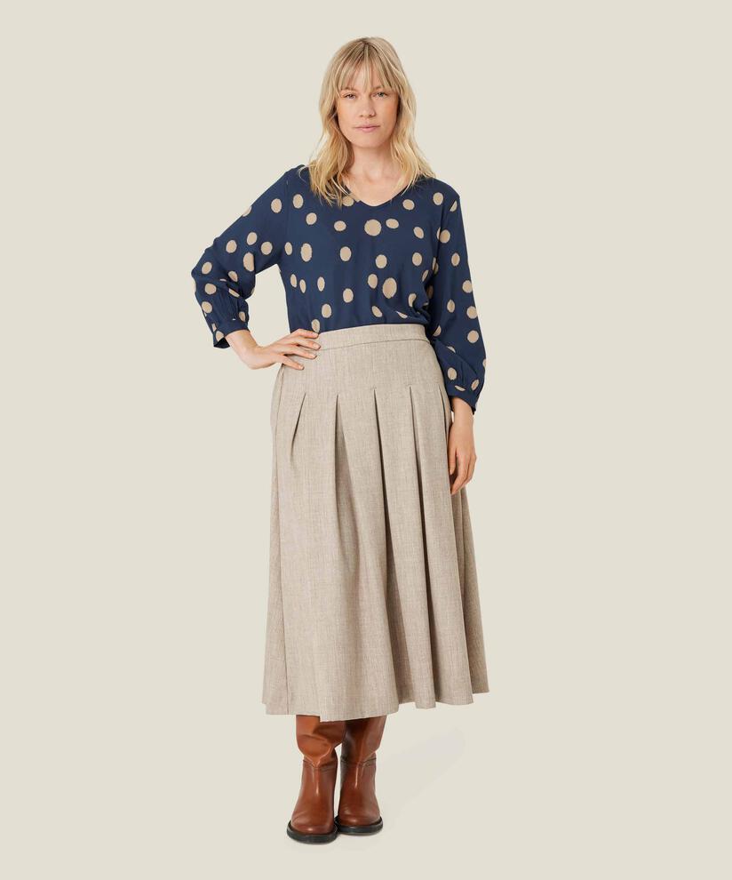 Summer Kjol, Beige melange