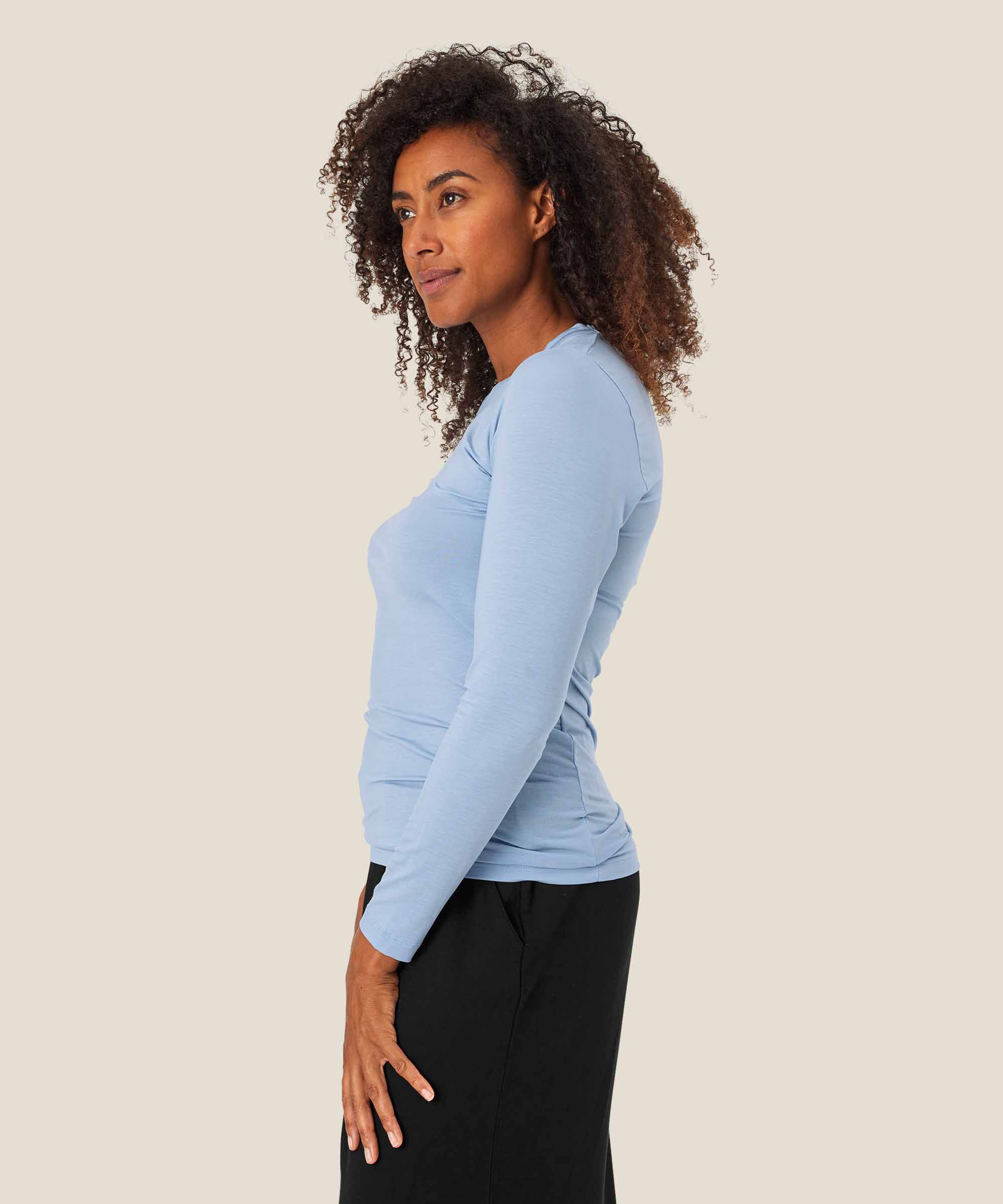 Doritla JERSEY Topp, Blue Fog