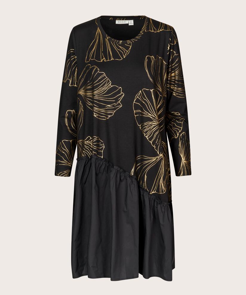 Nellina JERSEY Klänning, Gold