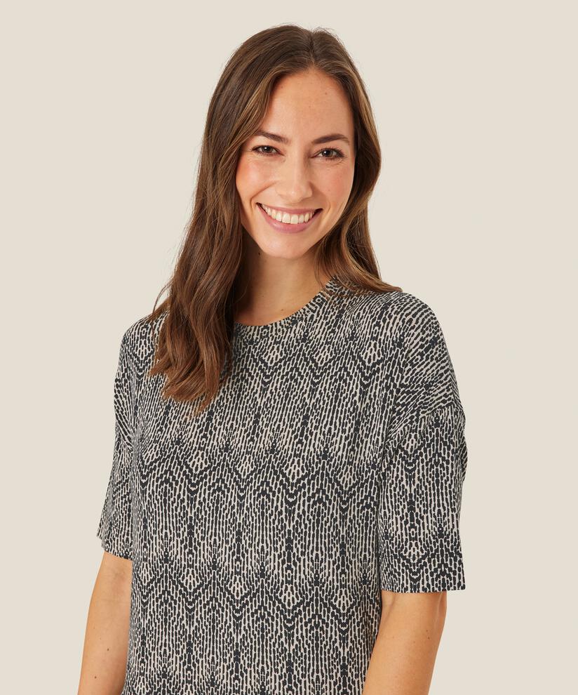 Nustina JERSEY Klänning, Black