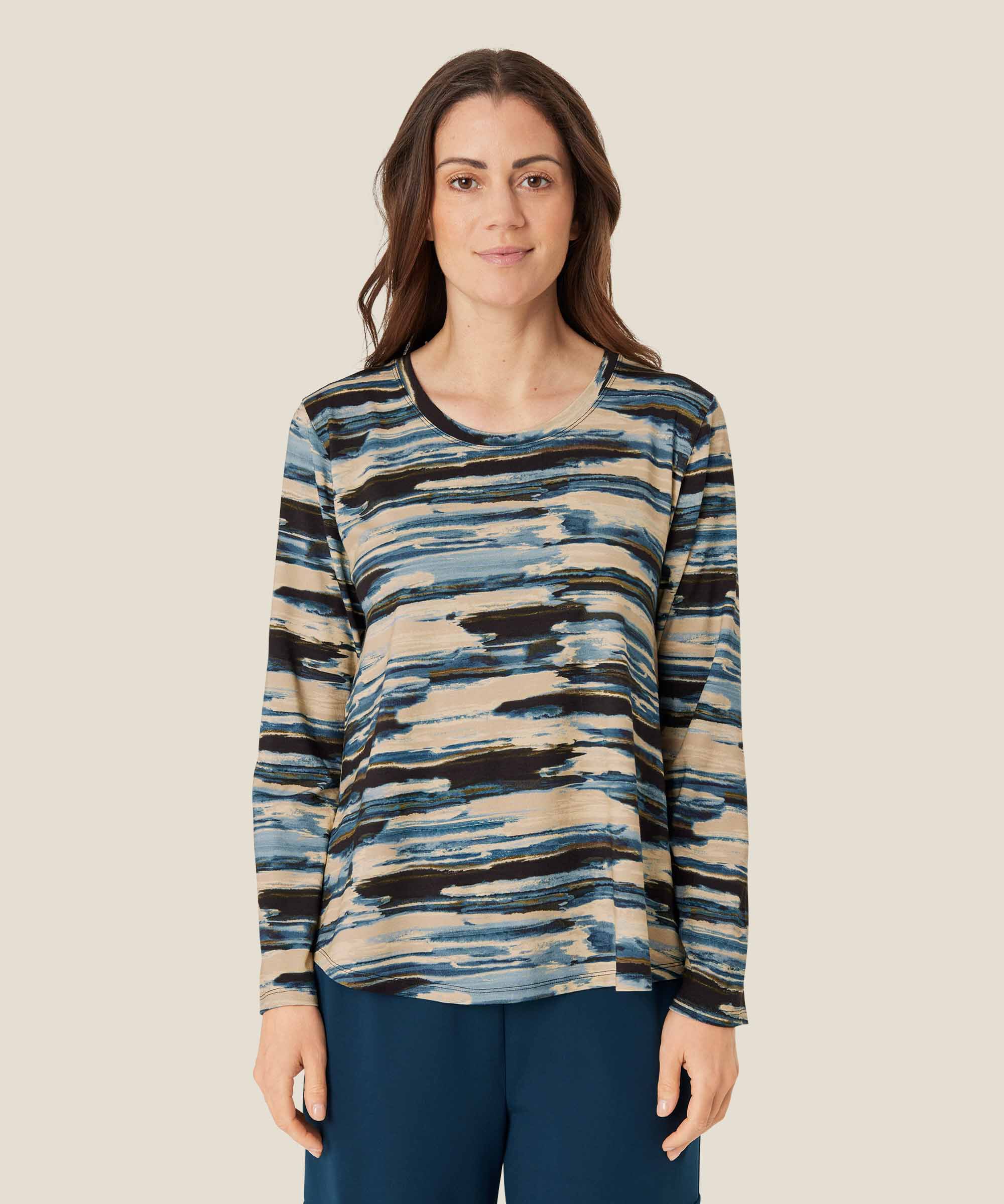 Badisna JERSEY Topp, Blue Fog