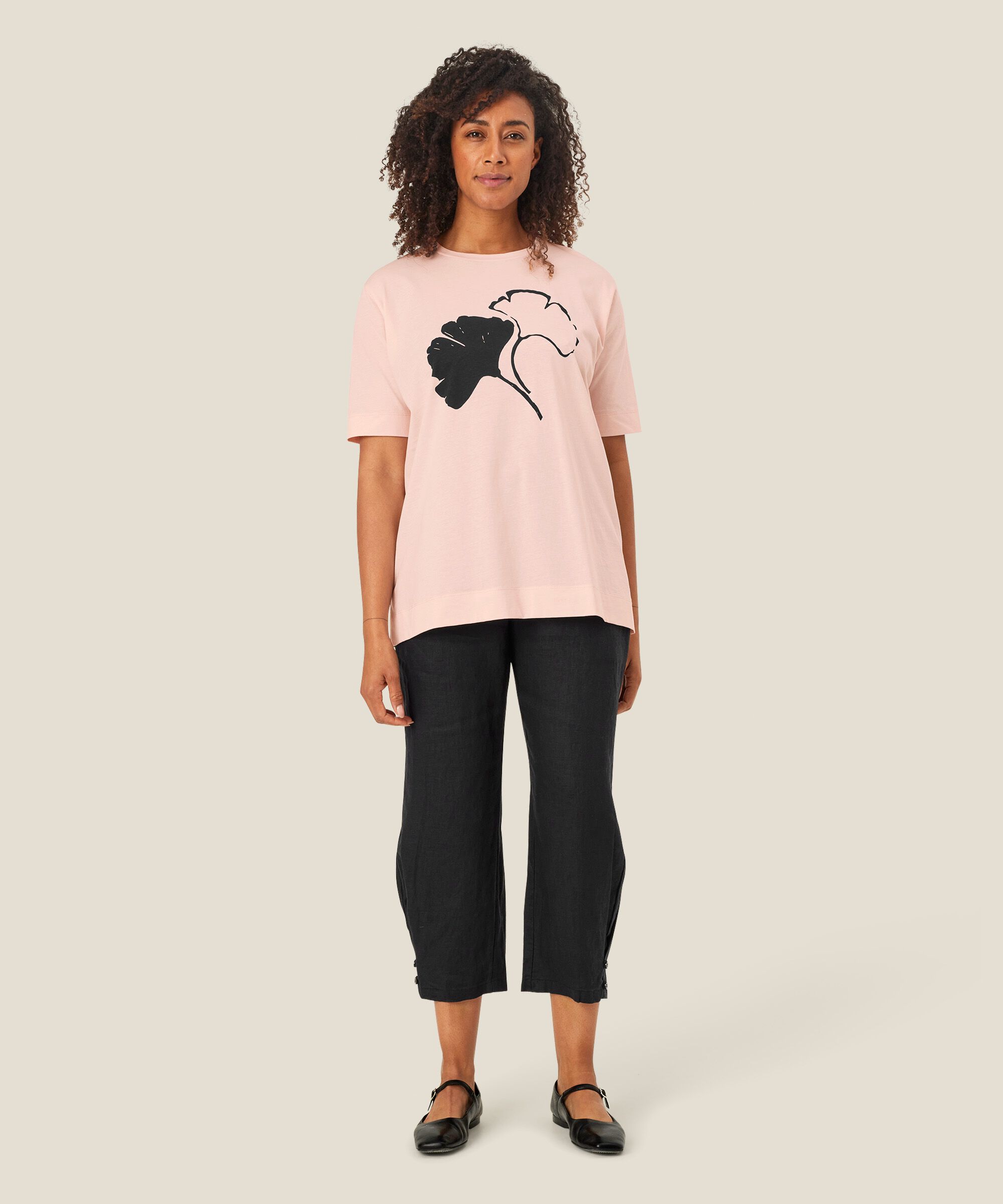 Danielle JERSEY Topp, Mauve Chalk