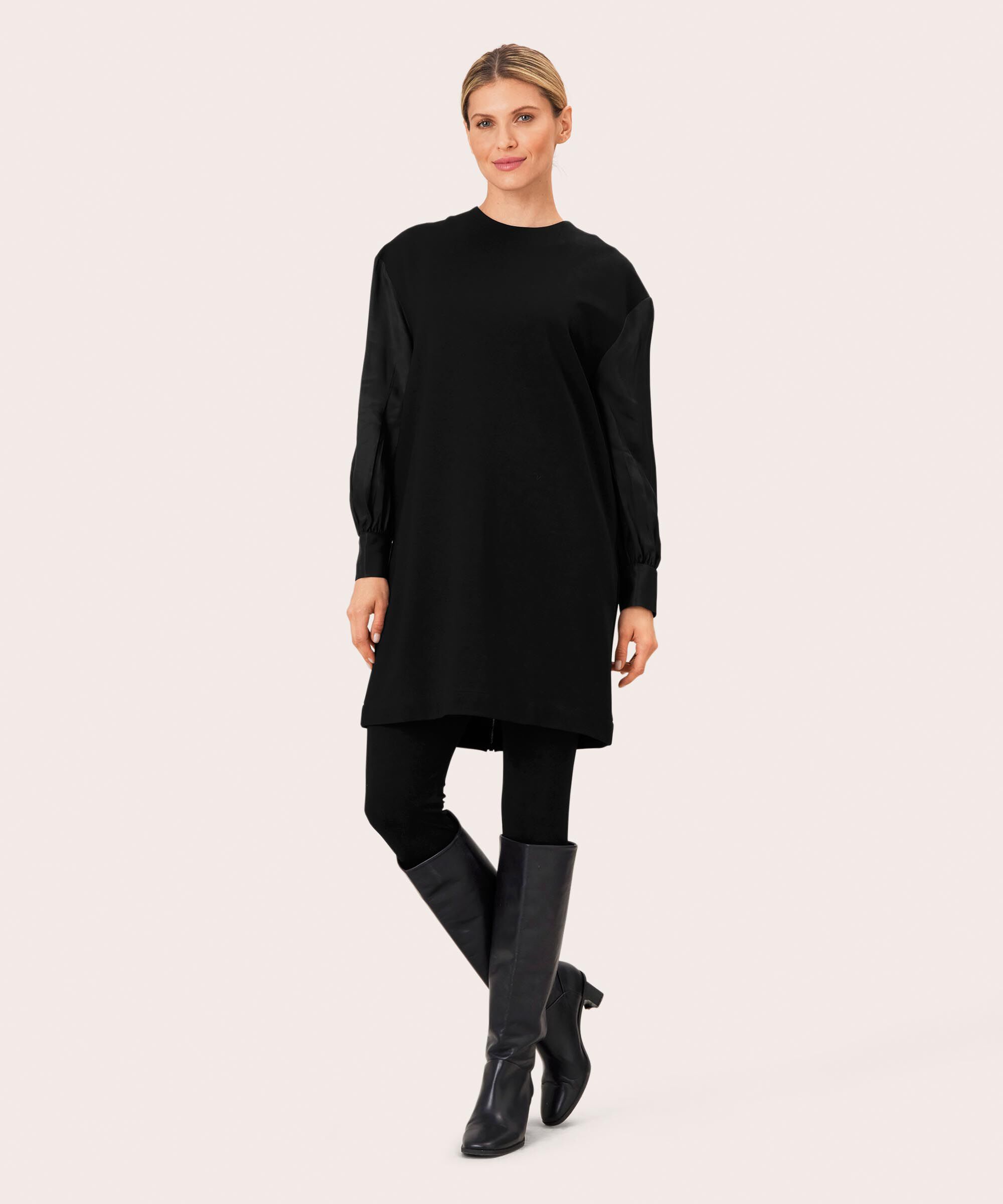 Nicolina JERSEY Klänning, Black