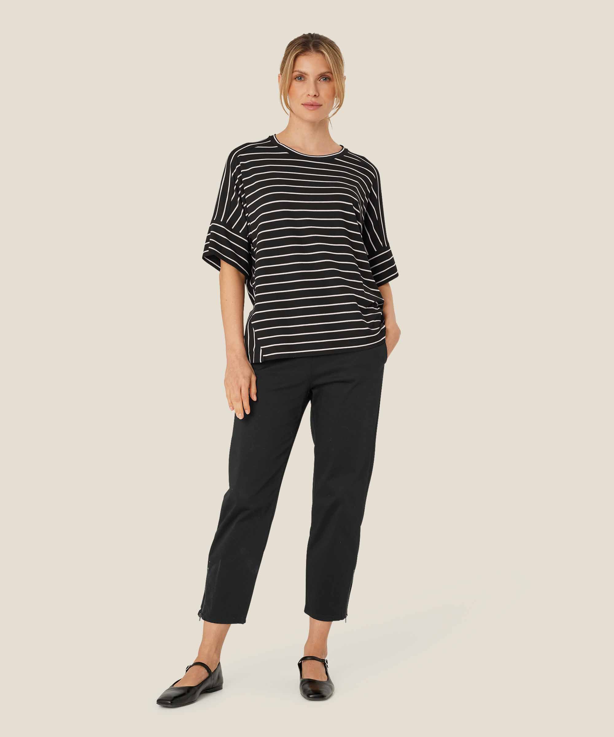 Birgitt JERSEY Topp, Black