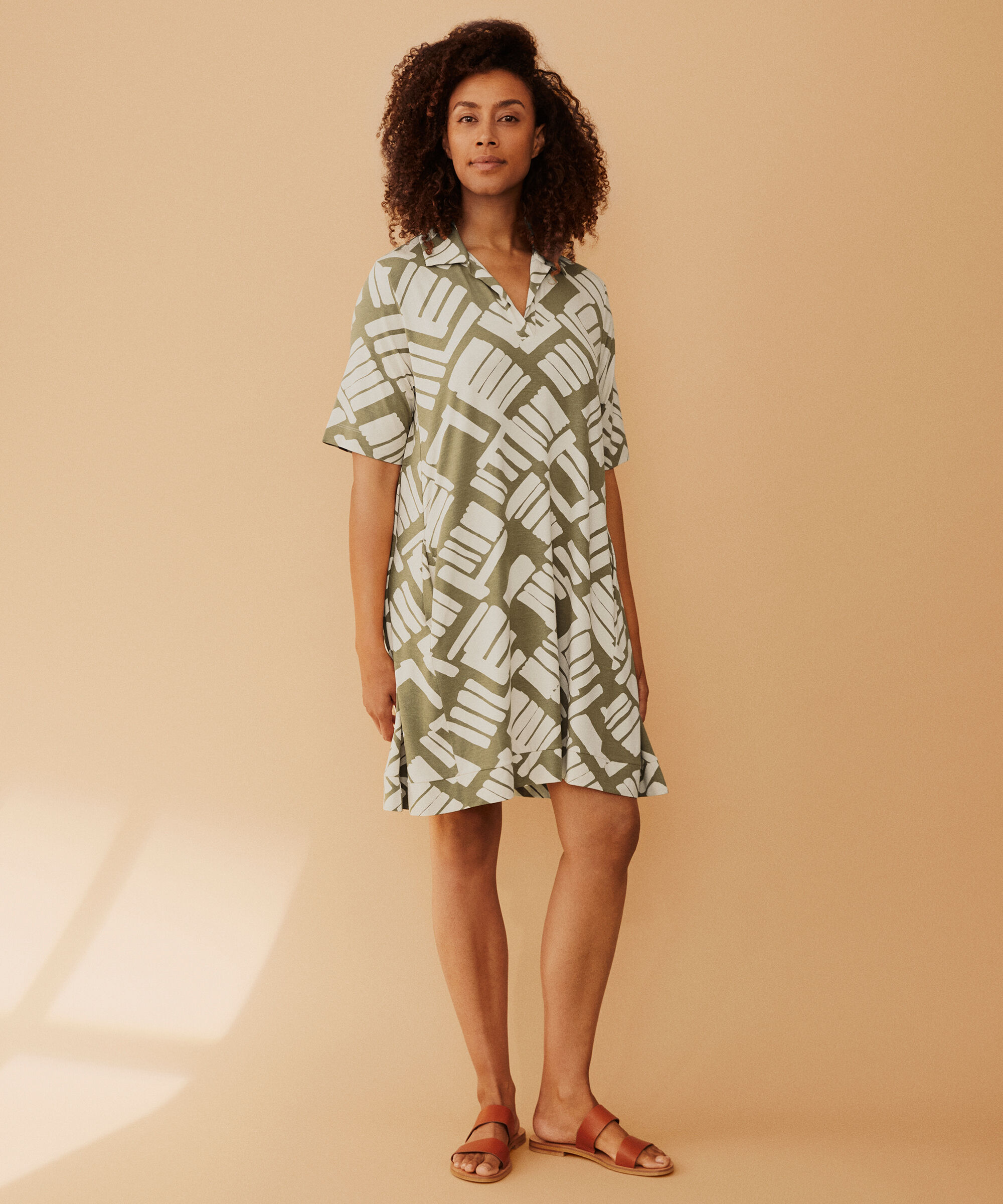 Gaiaba JERSEY Tunika, Dusky Green