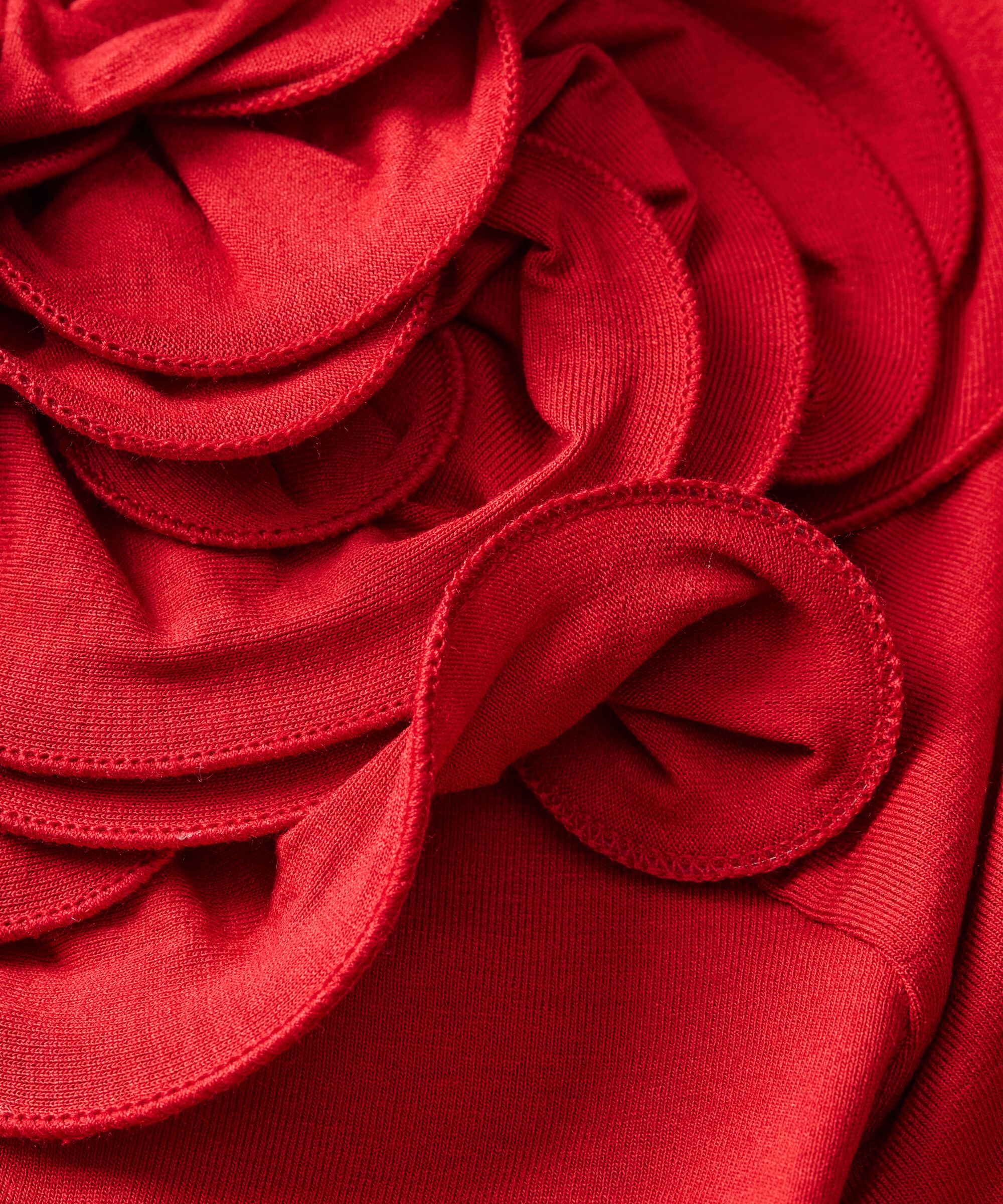 Davienne JERSEY Topp, Scarlet Sage