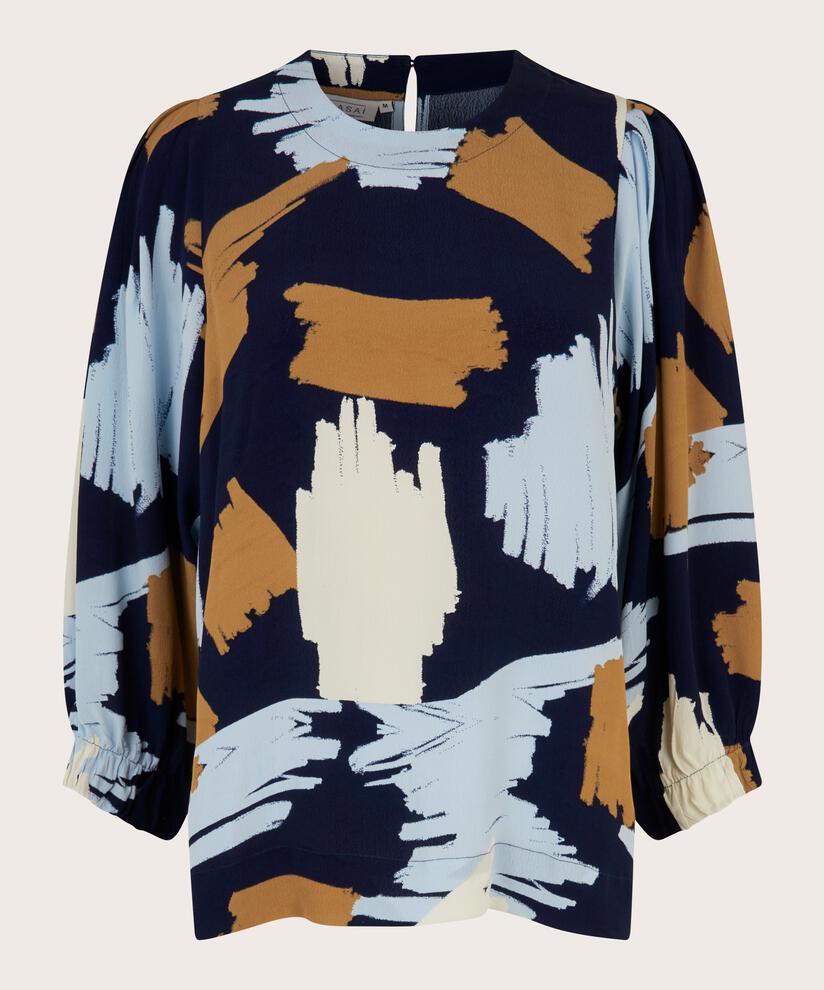 Brisa Bluse, Maritime Blue