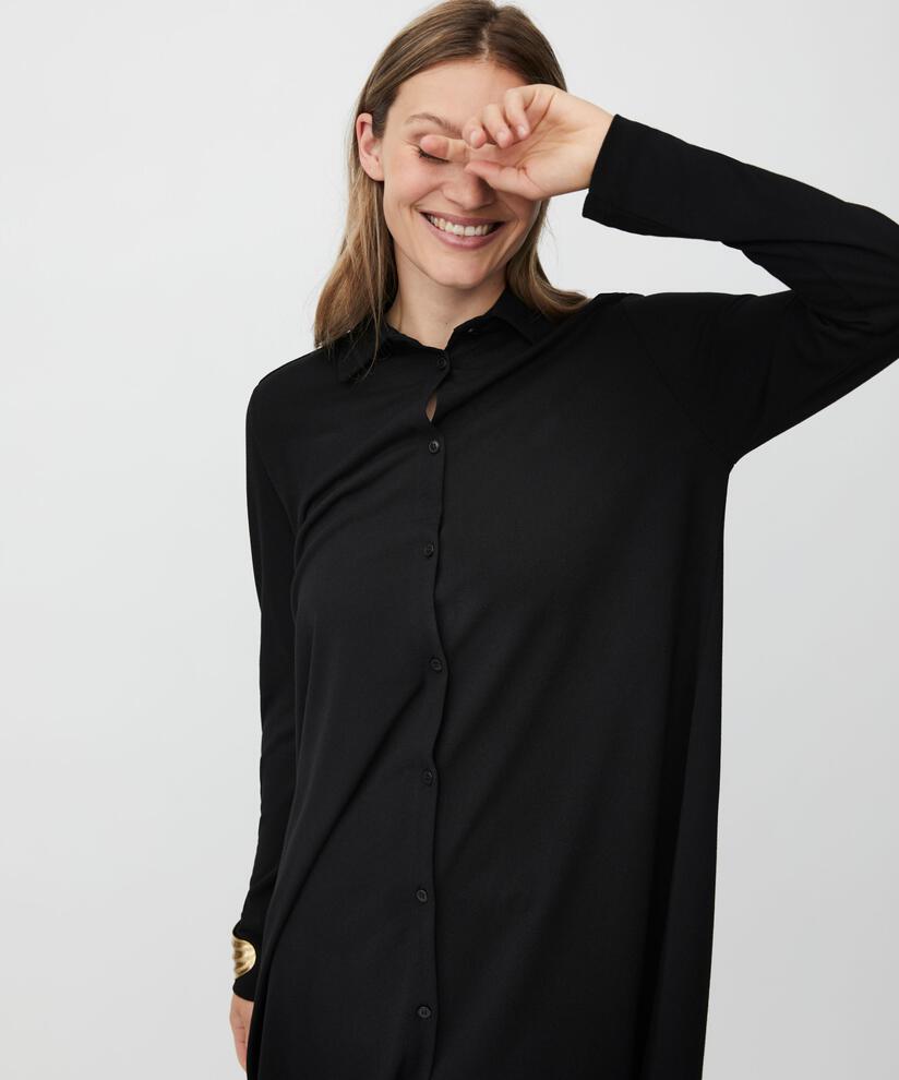 Irisanja JERSEY Skjorta, Black