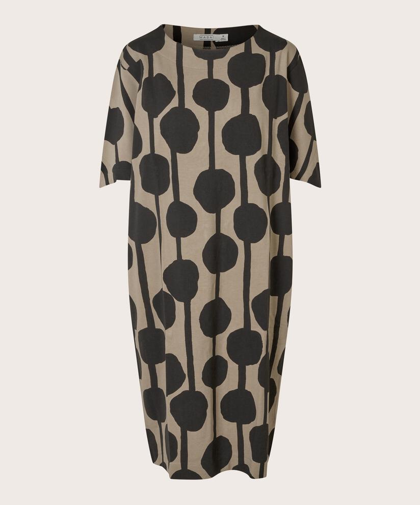Nattie JERSEY Klänning, Roast Cashew