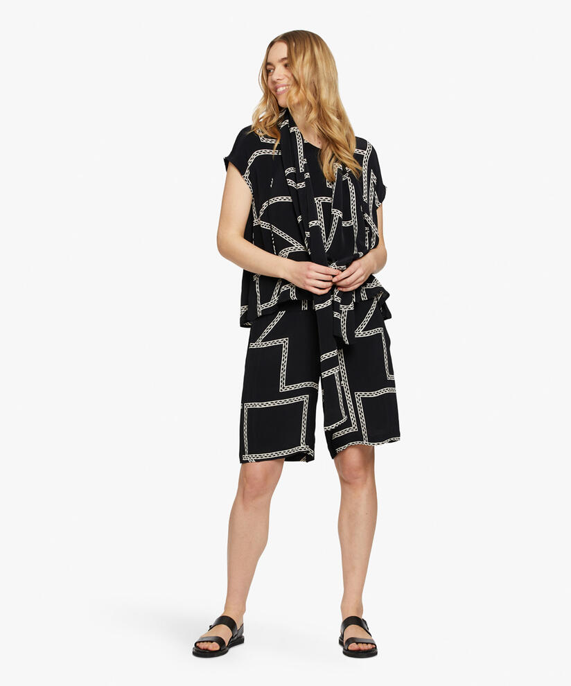 ALONG SCARF, Black