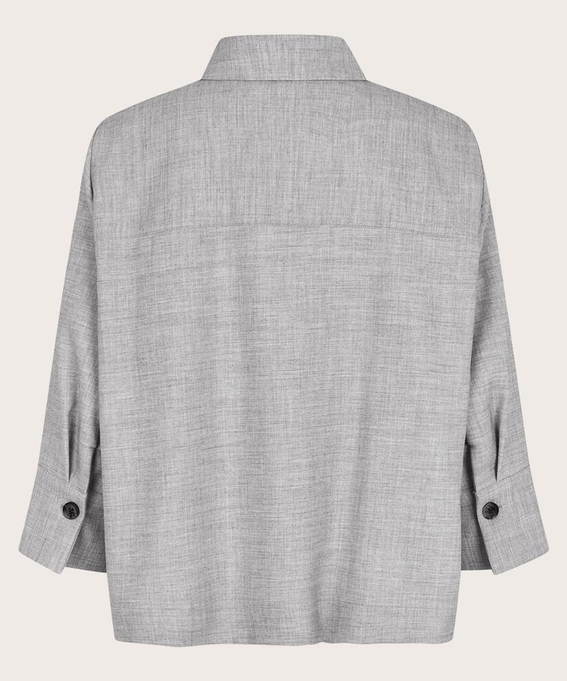 Idakaia Skjorta, L. Grey mel.