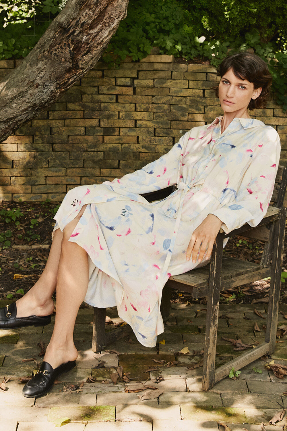 Nova Skjortkl&auml;nning - Primrose, Helle Jersey Underkl&auml;nning - Cream