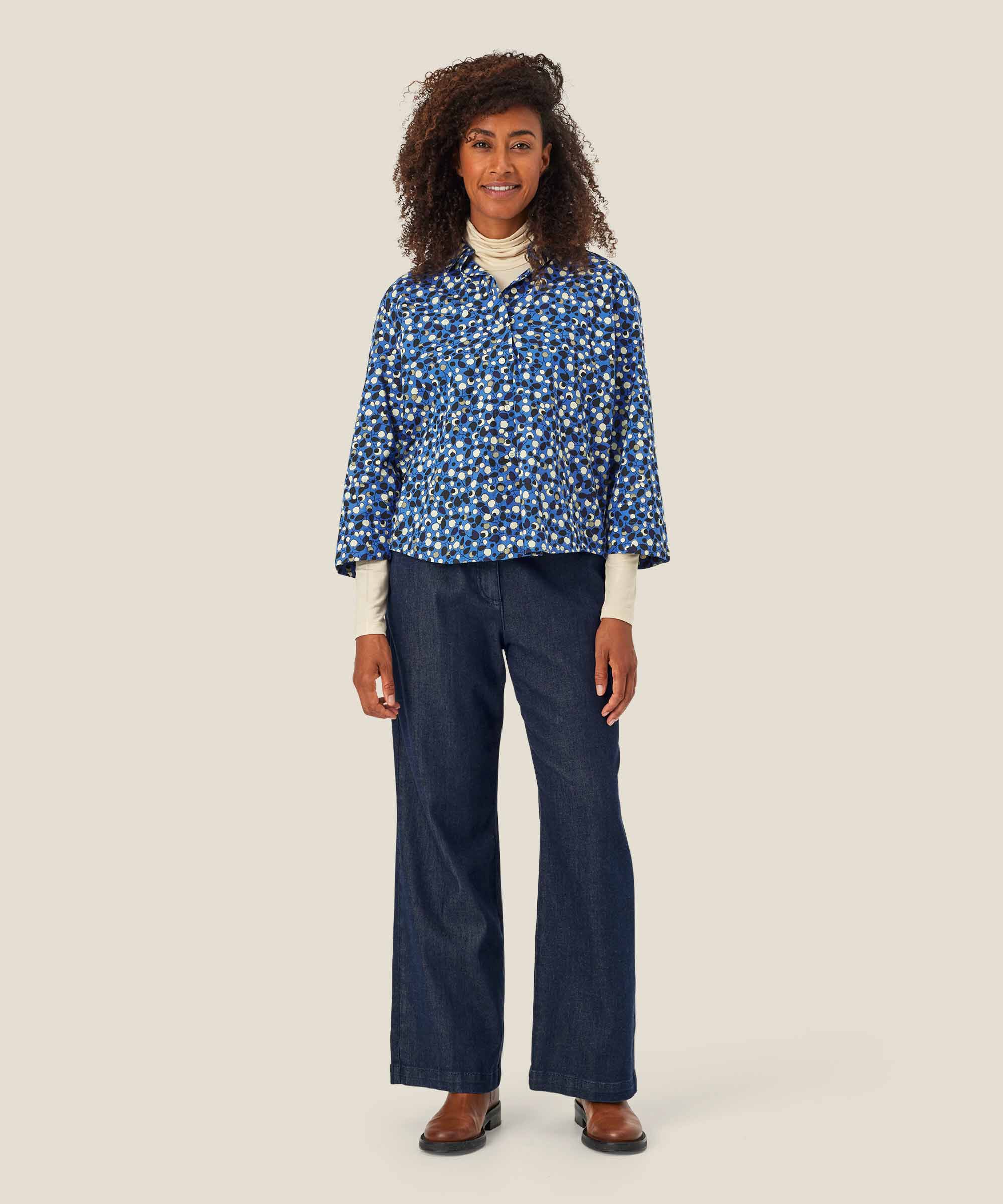 Iduki Skjorta, Federal Blue