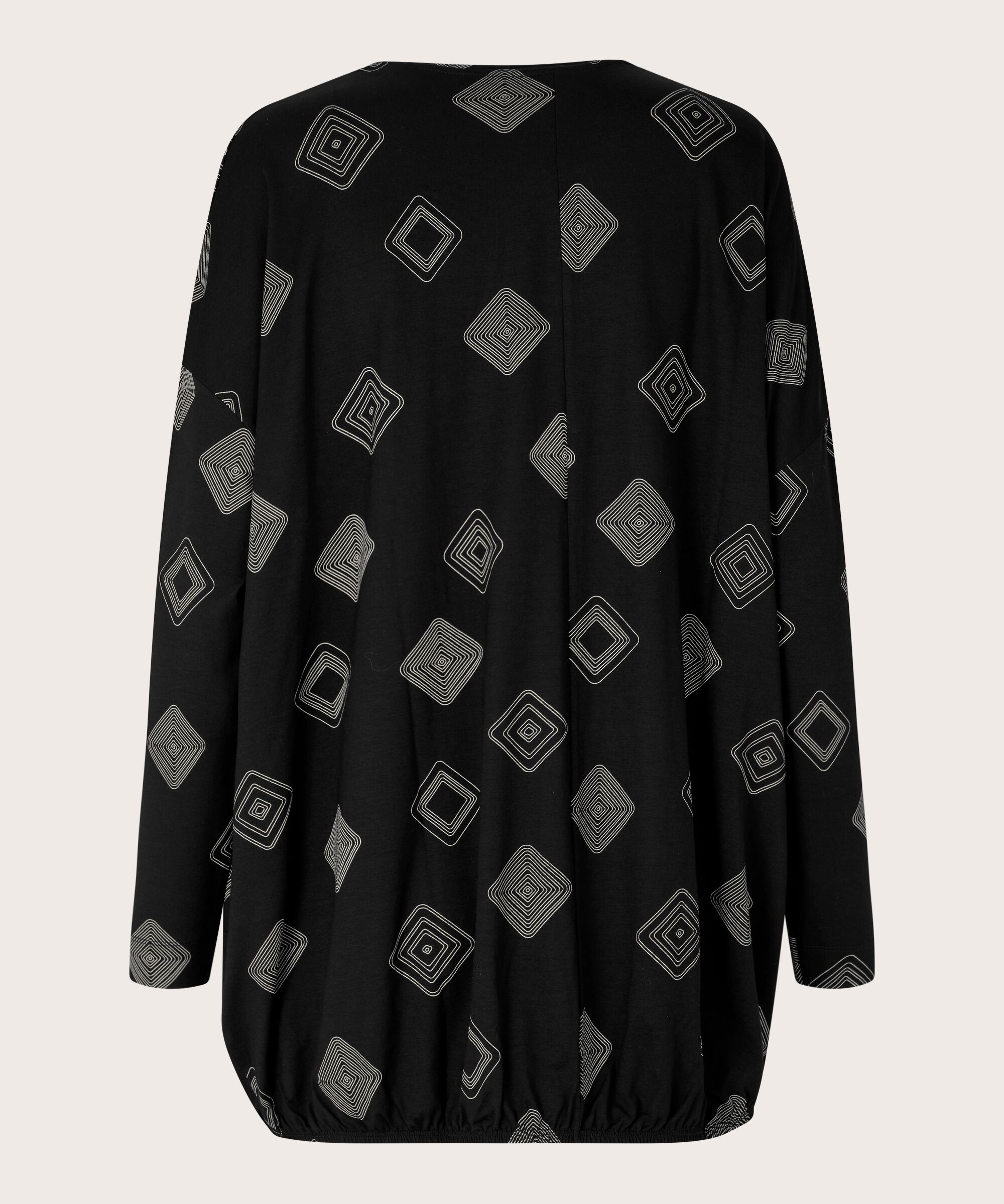 Baggy JERSEY topp, Black