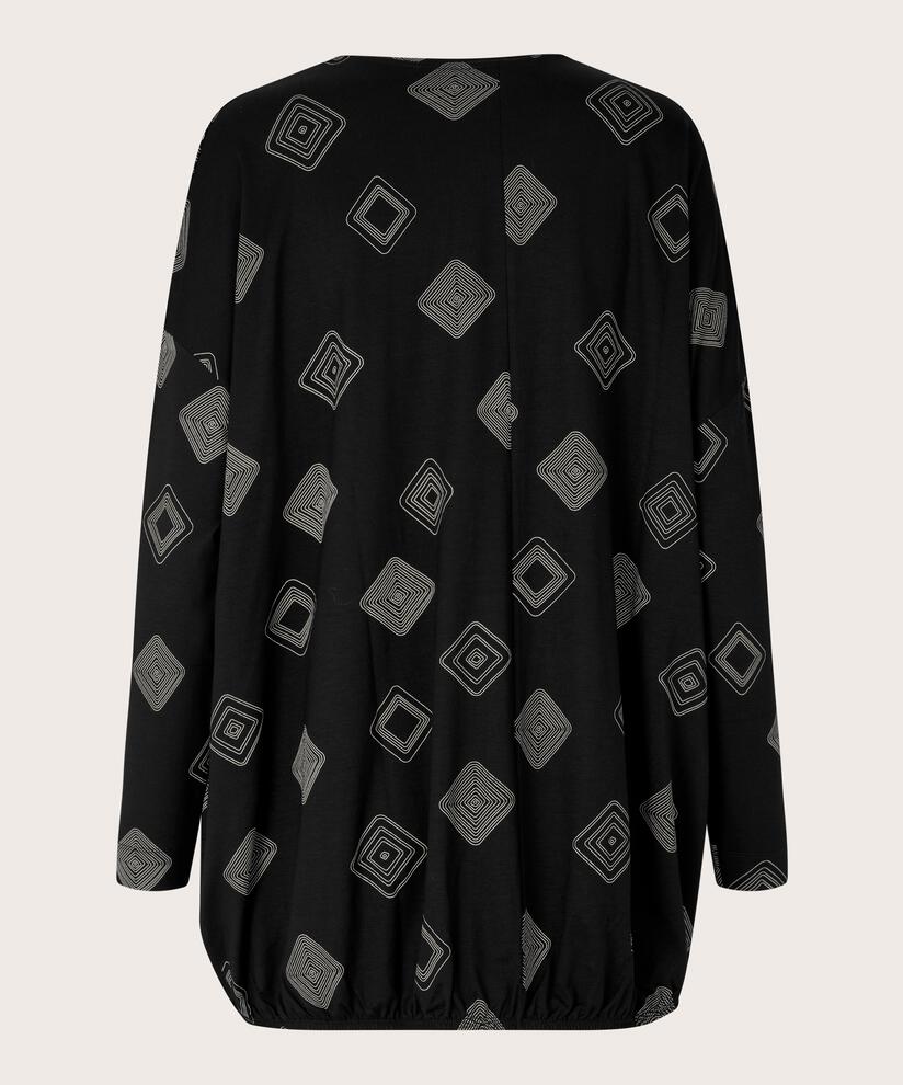 Baggy JERSEY topp, Black