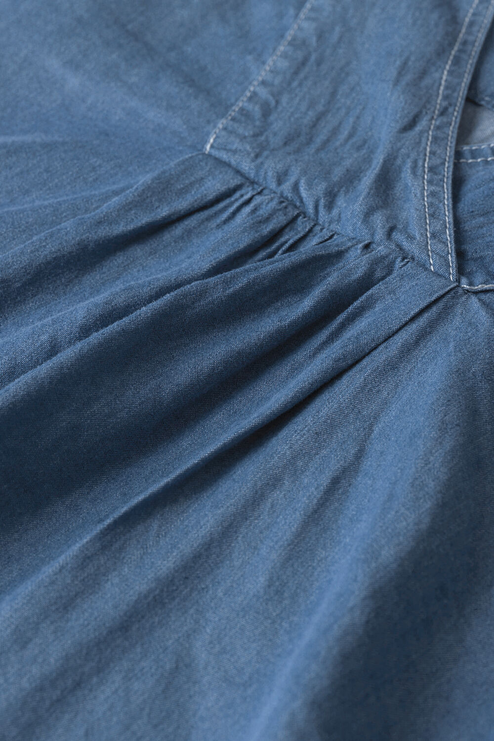 DOMICIA BLUS, Blue Denim