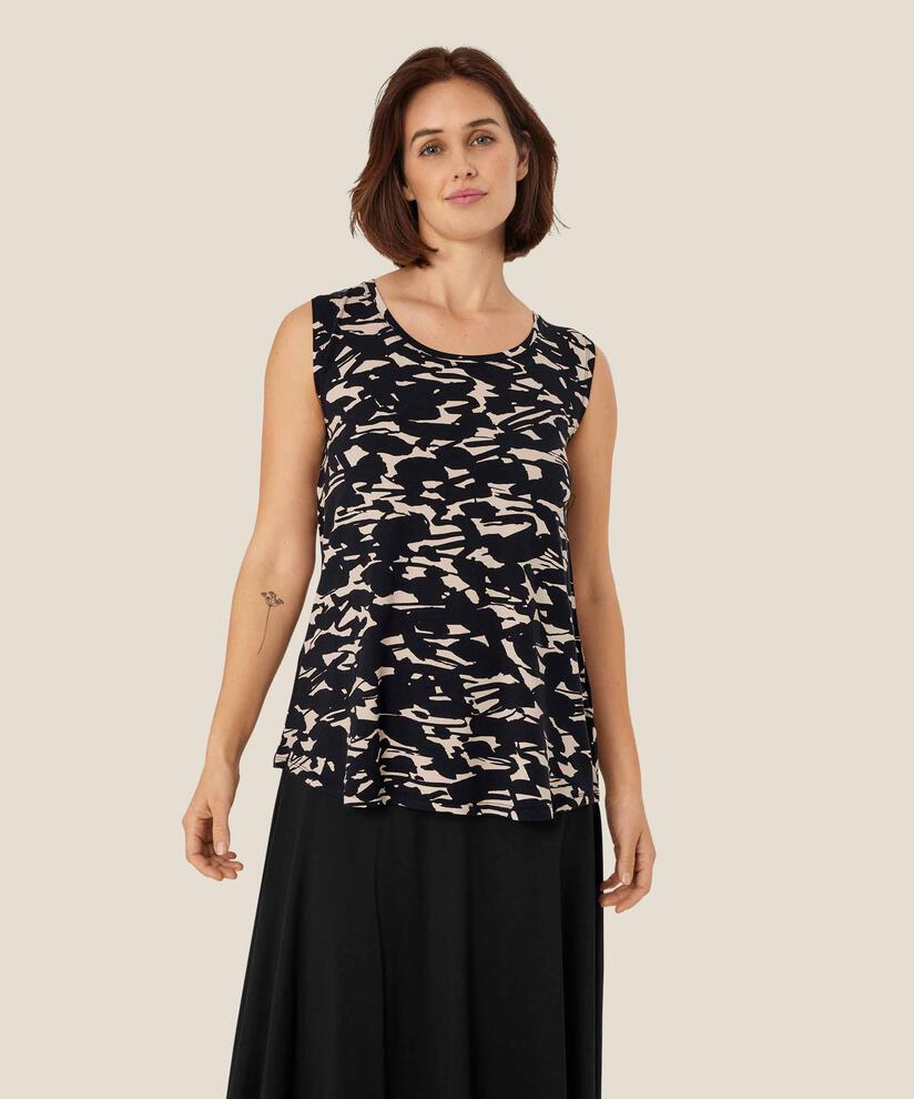 Elisa JERSEY Topp, Black