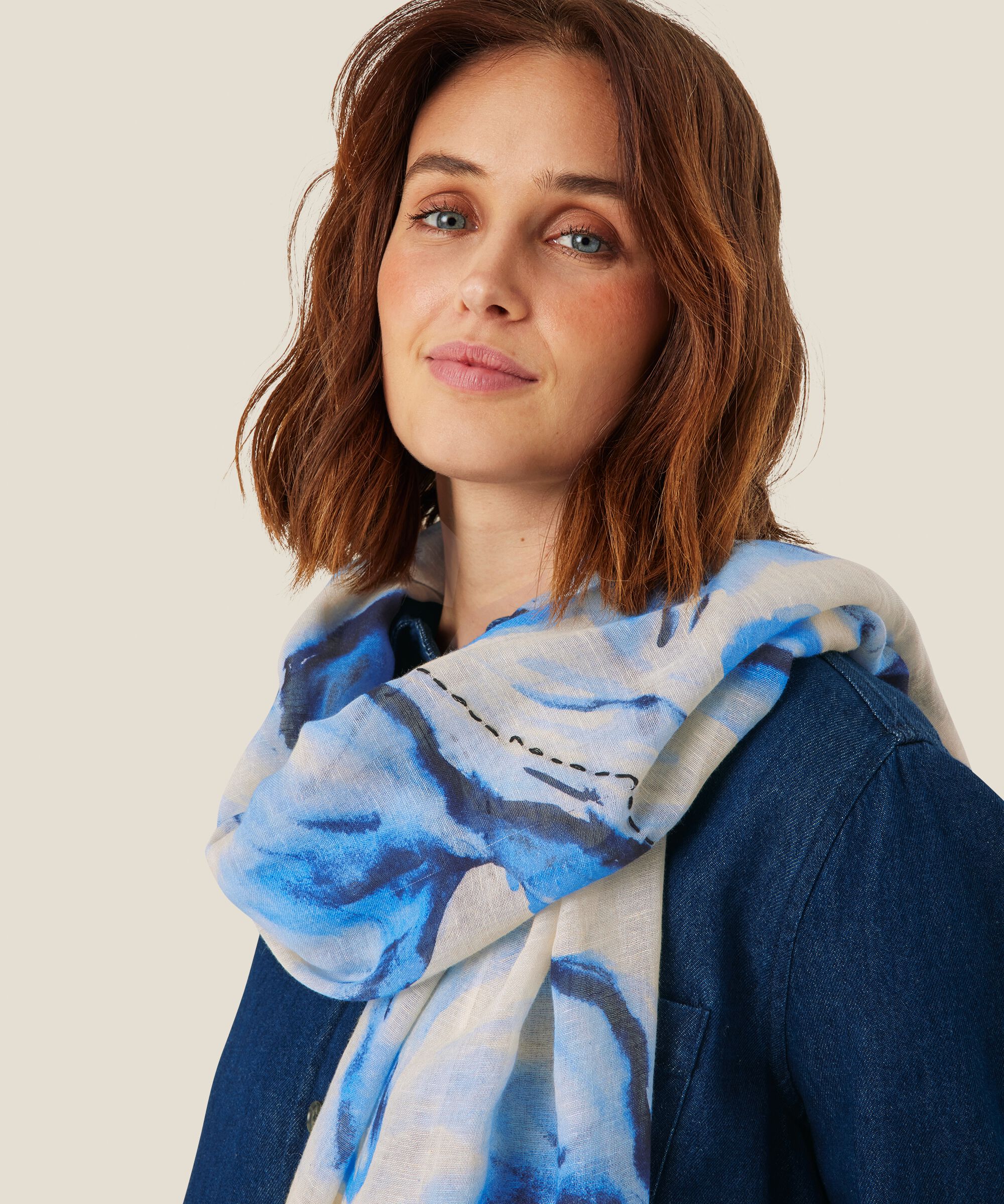 Azita Scarf, Powder Blue