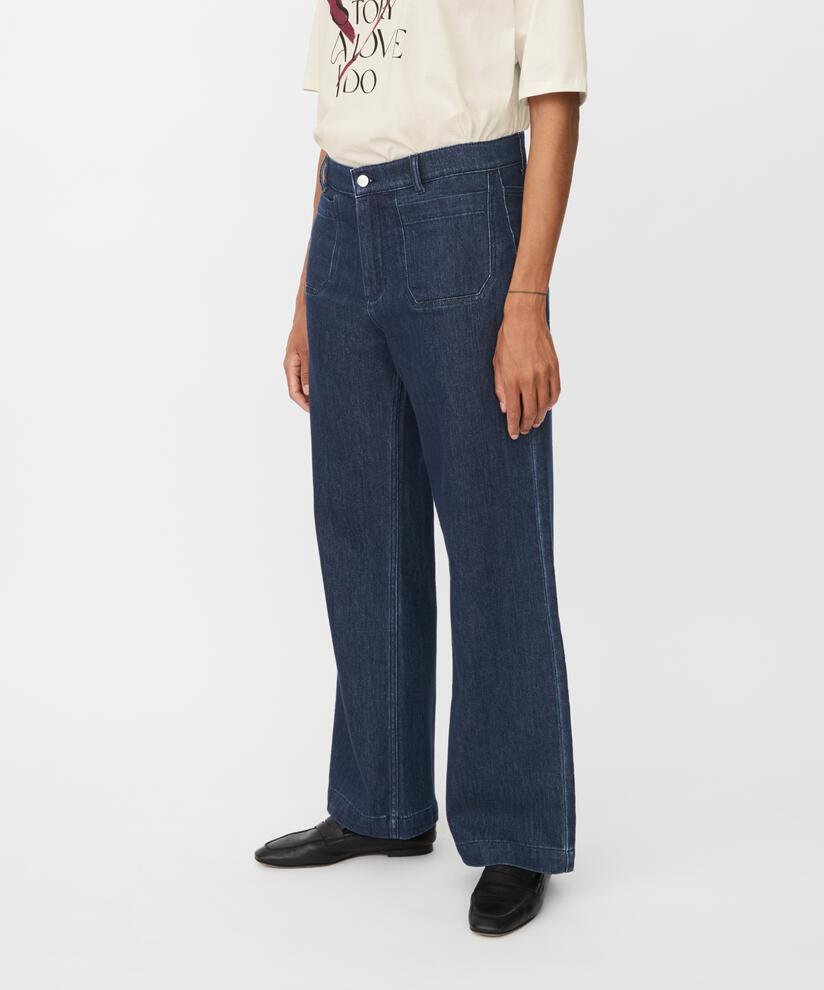 Partenope Jeans Byxor, Dark Denim