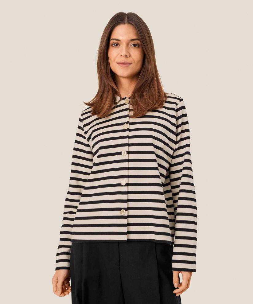Inette JERSEY Skjorta, Black