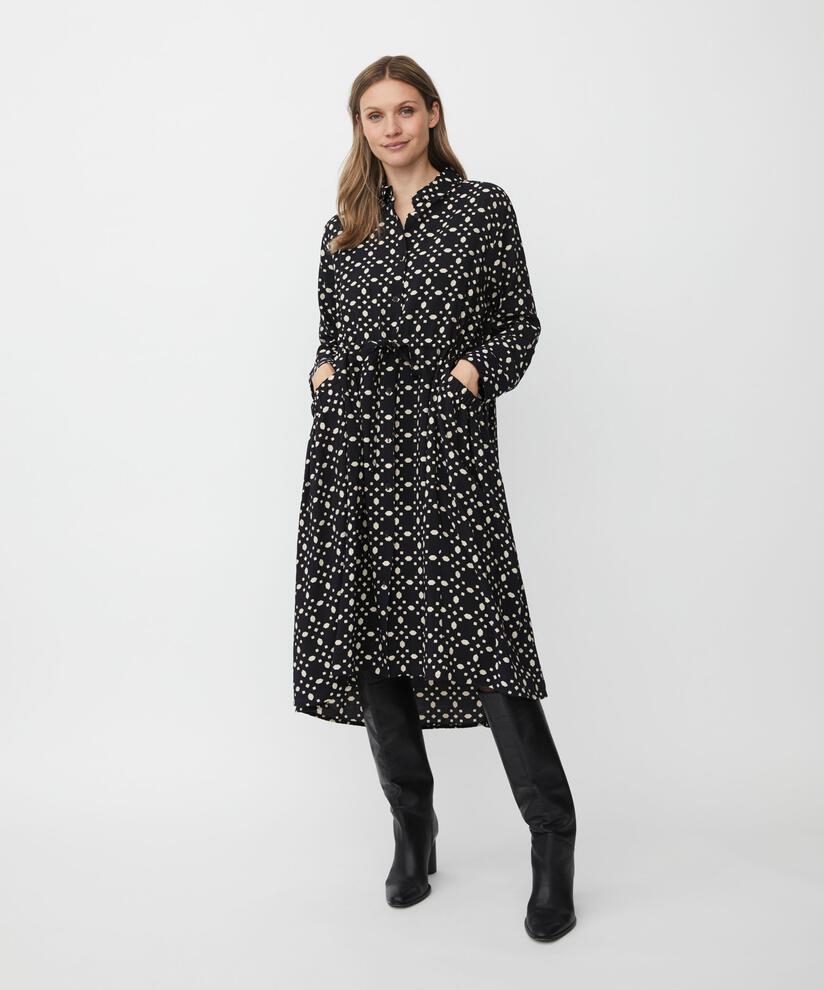 Novany Skjortklänning, Black