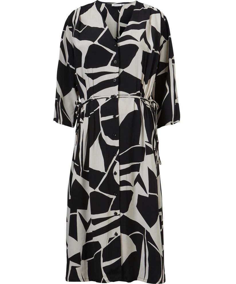 NINI SKJORTKLÄNNING, Black