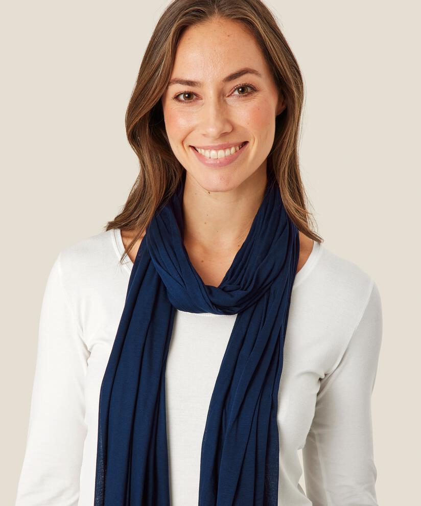 Amega JERSEY Scarf, Navy