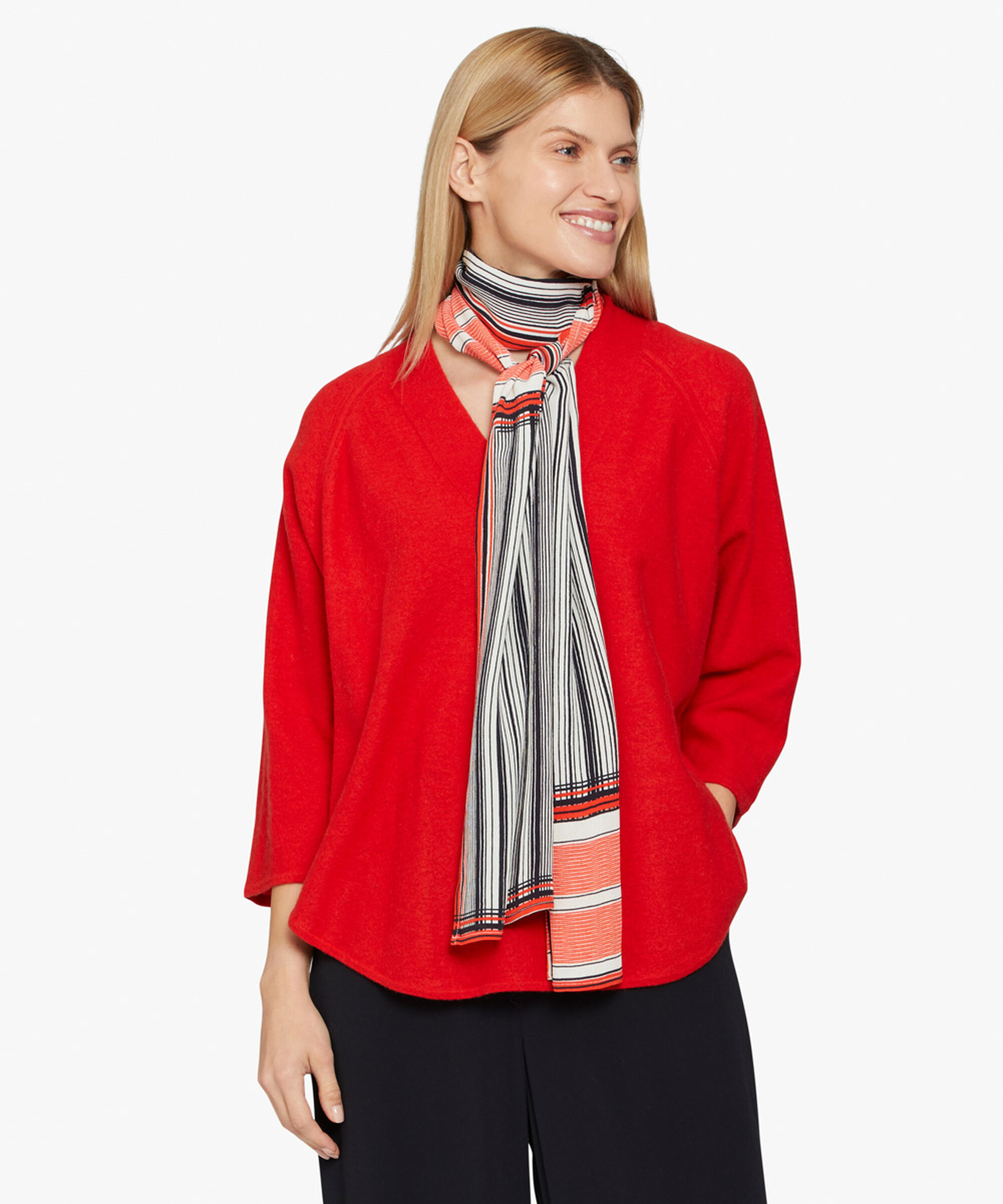 ALONG SCARF, Valient Poppy