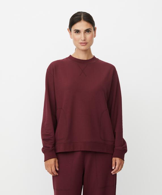 Diritta JERSEY topp, Tawny Port