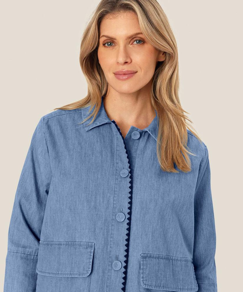 Imanea Denim Skjortjacka, Blue Denim