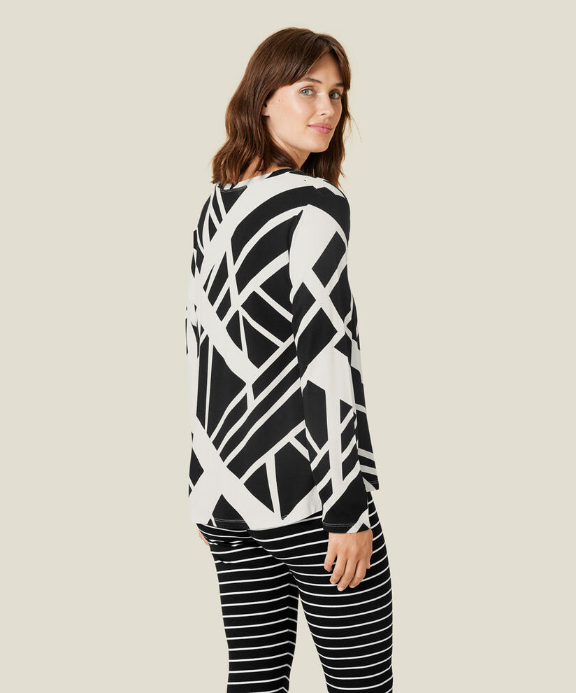 BADISNA JERSEY TOPP, Black